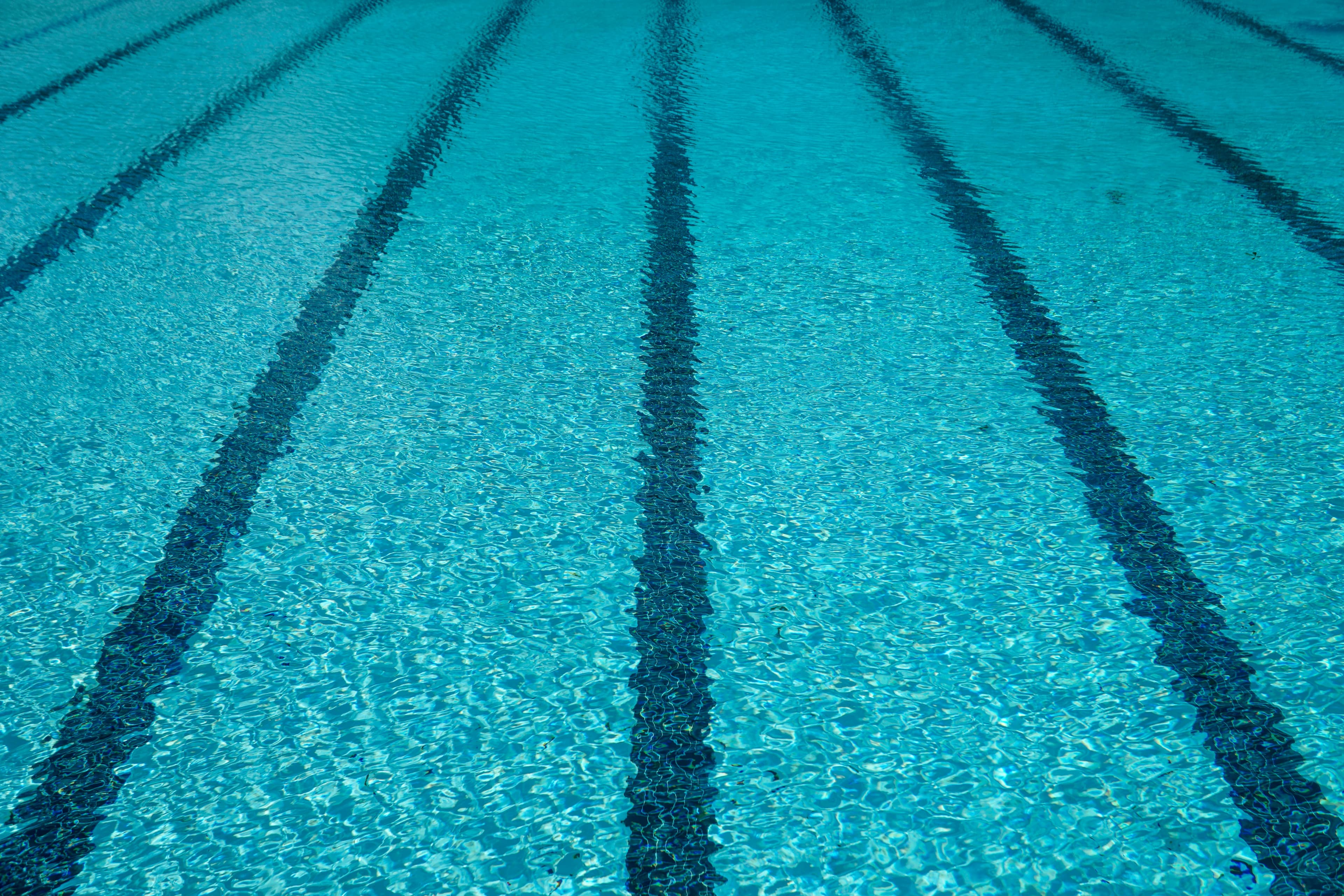 Completed swimming pool